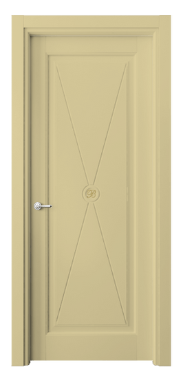 Дверь межкомнатная 6361 Слоновая кость RAL 1014. Цвет RAL Слоновая кость RAL 1014. Материал Гладкая эмаль. Коллекция Тоскана Литера. Картинка.
