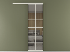 Перегородка Формато вдоль стены 1 створка